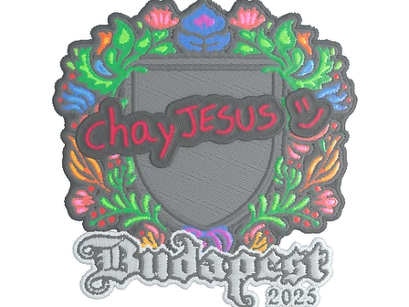 Sticker | chayJESUS (Embroidered) | Budapest 2025 image