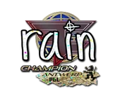 Sticker | rain (Glitter, Champion) | Antwerp 2022 image