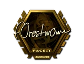 Sticker | f0rest (Gold) | London 2018 image