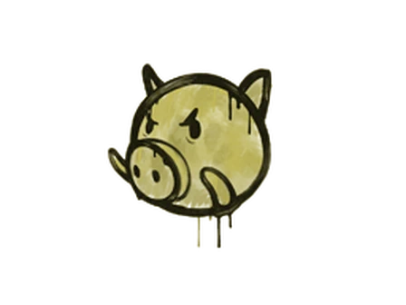 Sealed Graffiti | Piggles (Tracer Yellow) image