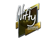 Sticker | Nifty (Foil) | Boston 2018 image