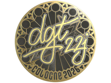 Sticker | dgt (Gold) | Cologne 2026 image
