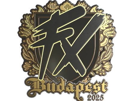 Sticker | Fluxo (Gold) | Budapest 2025 image