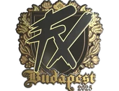 Sticker | Fluxo (Gold) | Budapest 2025 image