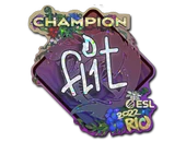 Sticker | FL1T (Glitter, Champion) | Rio 2022 image
