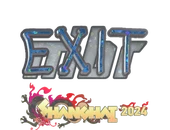 Sticker | exit (Glitter) | Shanghai 2024 image