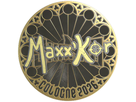 Sticker | maxxkor (Gold) | Cologne 2026 image