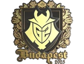 Sticker | G2 esports (Gold) | Budapest 2025 image