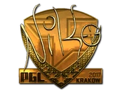 Sticker | NiKo (Gold) | Krakow 2017 image