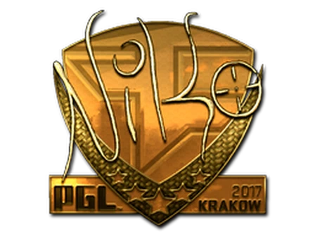 Sticker | NiKo (Gold) | Krakow 2017 image