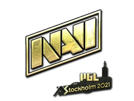 Sticker | Natus Vincere (Gold) | Stockholm 2021 image