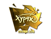 Sticker | Xyp9x (Gold) | Cologne 2016 image