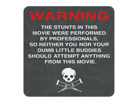 Sticker | WARNING image