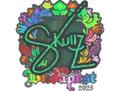 Sticker | skullz (Holo) | Budapest 2025 image
