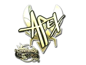 Sticker | apEX (Gold, Champion) | Paris 2023 image