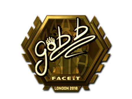 Sticker | gob b (Gold) | London 2018 image
