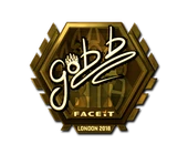 Sticker | gob b (Gold) | London 2018 image