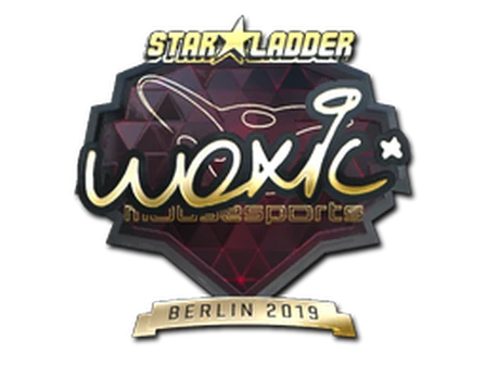 Sticker | woxic (Gold) | Berlin 2019 image