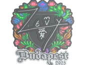Sticker | zevy (Embroidered) | Budapest 2025 image