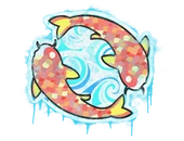 Sealed Graffiti | Twin Koi image