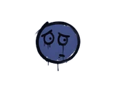 Sealed Graffiti | Worry (SWAT Blue) image