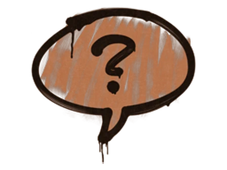 Sealed Graffiti | Question Mark (Tiger Orange) image