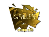 Sticker | FalleN (Gold) | Cologne 2016 image