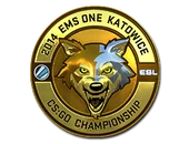 Sticker | Gold ESL Wolf (Foil) | Katowice 2014 image