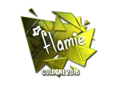 Sticker | flamie (Foil) | Cologne 2016 image