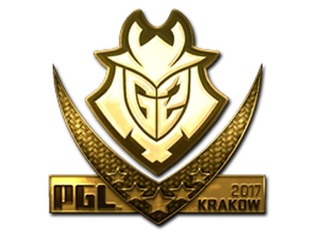 Sticker | G2 Esports (Gold) | Krakow 2017 image