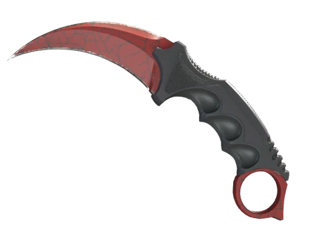 ★ Karambit | Crimson Web image