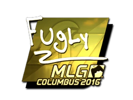 Sticker | FugLy (Gold) | MLG Columbus 2016 image