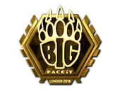Sticker | BIG (Gold) | London 2018 image