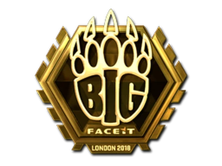 Sticker | BIG (Gold) | London 2018 image