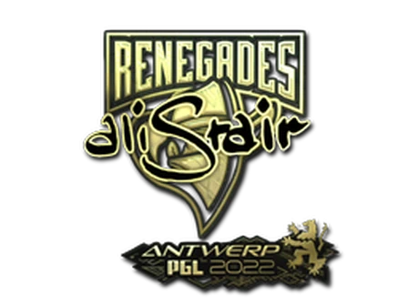 Sticker | aliStair (Gold) | Antwerp 2022 image