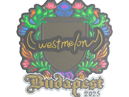 Sticker | westmelon (Embroidered) | Budapest 2025 image