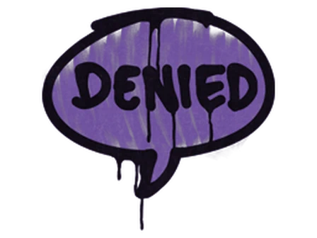 Sealed Graffiti | Denied (Monster Purple) image