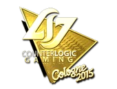 Sticker | Counter Logic Gaming (Gold) | Cologne 2015 image