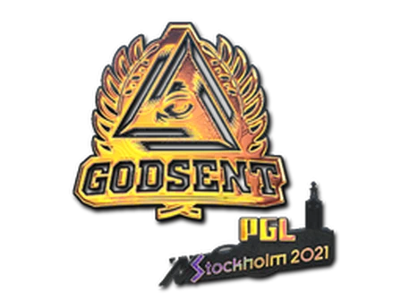 Sticker | GODSENT (Holo) | Stockholm 2021 image