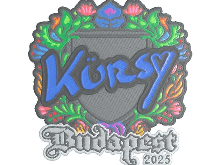 Sticker | Kursy (Embroidered) | Budapest 2025 image