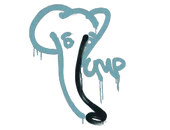 Sealed Graffiti | Recoil UMP-45 (Wire Blue) image