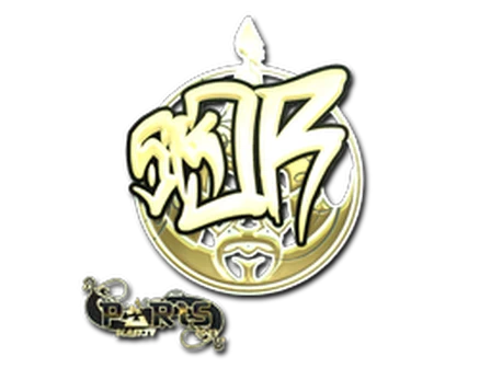 Sticker | sk0R (Gold) | Paris 2023 image