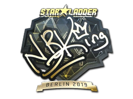 Sticker | NBK- (Gold) | Berlin 2019 image