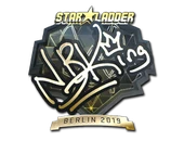 Sticker | NBK- (Gold) | Berlin 2019 image
