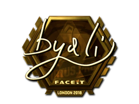 Sticker | byali (Gold) | London 2018 image