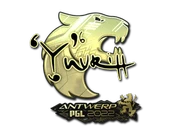 Sticker | yuurih (Gold) | Antwerp 2022 image