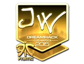 Sticker | JW (Gold) | Cluj-Napoca 2015 image