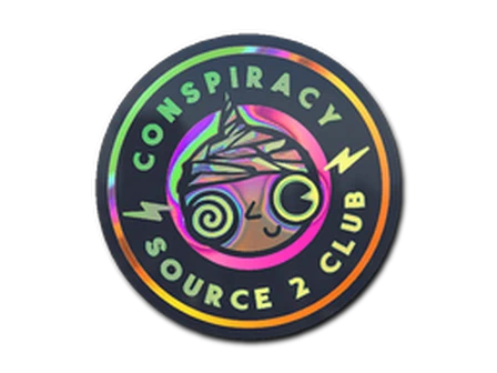 Sticker | Conspiracy Club (Holo) image