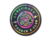 Sticker | Conspiracy Club (Holo) image
