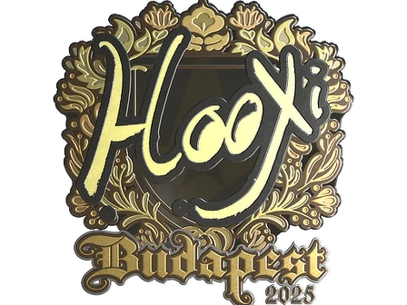 Sticker | HooXi (Gold) | Budapest 2025 image